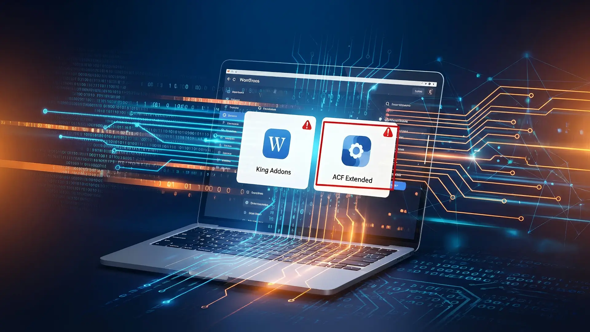 Plugin Wordpress sotto attacco, falle critiche King Addons e ACF Extended