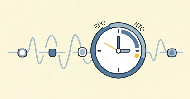 Ogni quanto farlo: RPO e RTO spiegati semplice