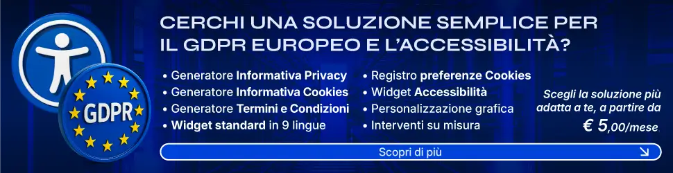 Adeguati ora al GDPR Europeo, scopri le offerte